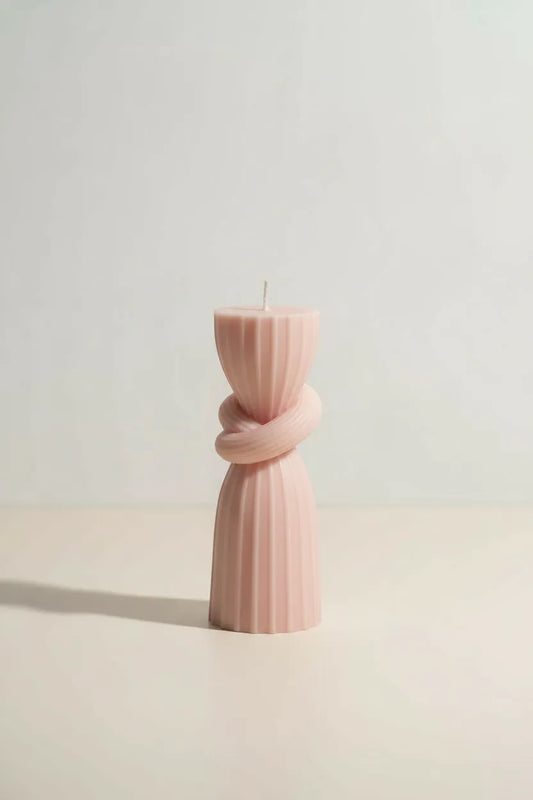 Entwined Candle Light Pink